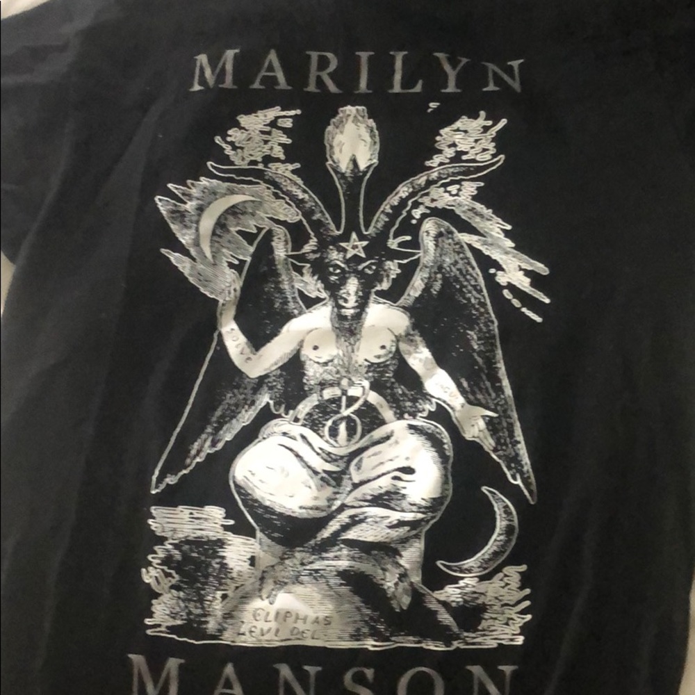 Marilyn Manson tour shirt size medium.